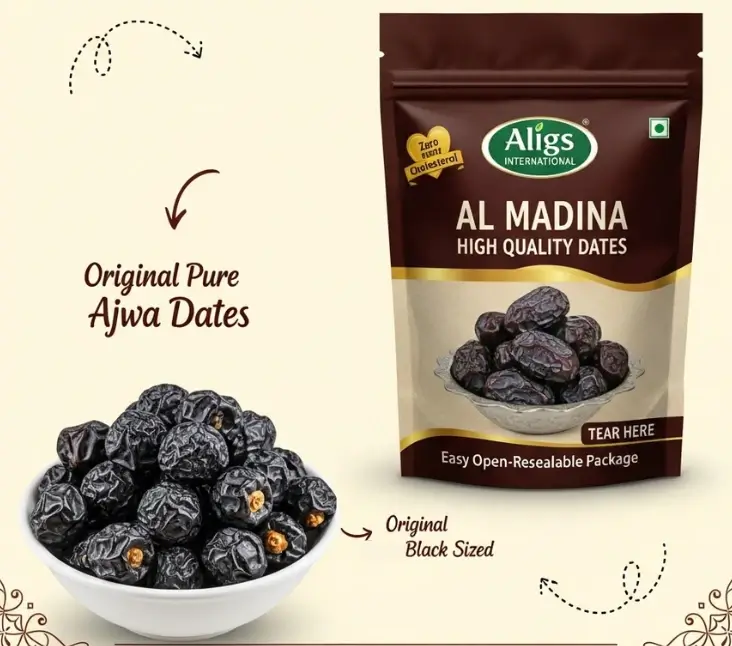 Dates demonstrating in packet and in bowl